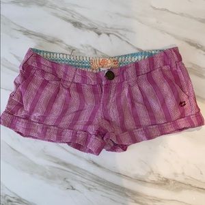Billabong✨Lavender Striped Shorts | 0